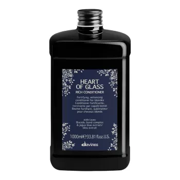 Davines - Balsam fortifiant și consolidant pentru păr blond natural sau vopsit - Heart of Glass Rich Conditioner-1