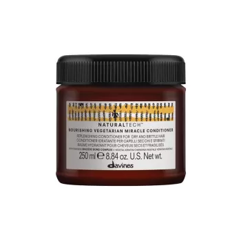 Davines - Balsam de hidratare pentru păr fragil - Naturaltech Nourishing Vegetarian Miracle Conditioner-1