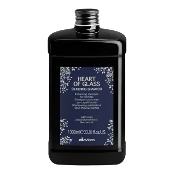 Davines - Șampon consolidant păr blond natural sau vopsit - Heart of Glass Silkening Shampoo-1