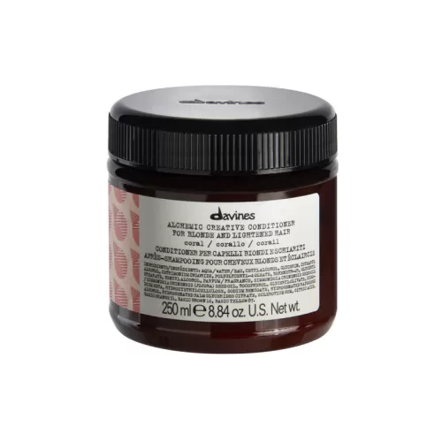 Davines - Balsam de îngrijire a culorii părului blond - Alchemic Creative Conditioner Coral-1